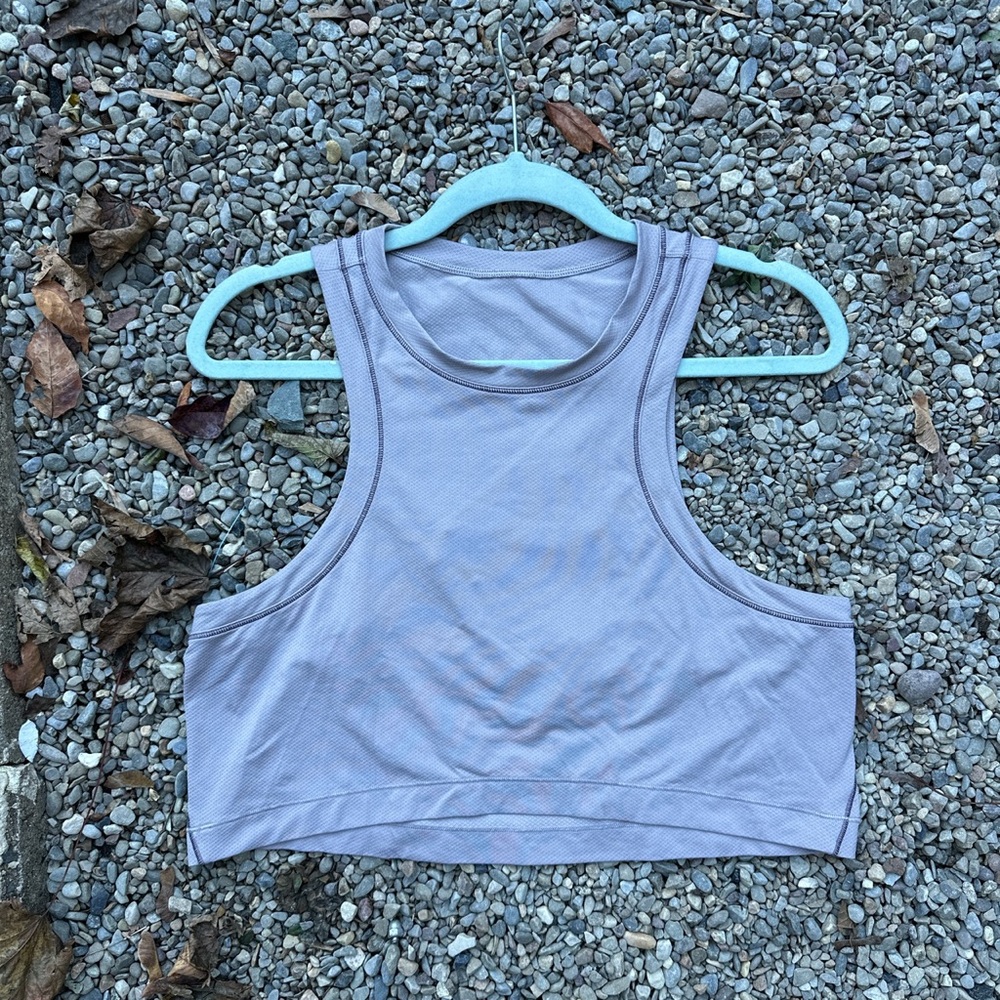 Lulu Lemon open back crop workout tank